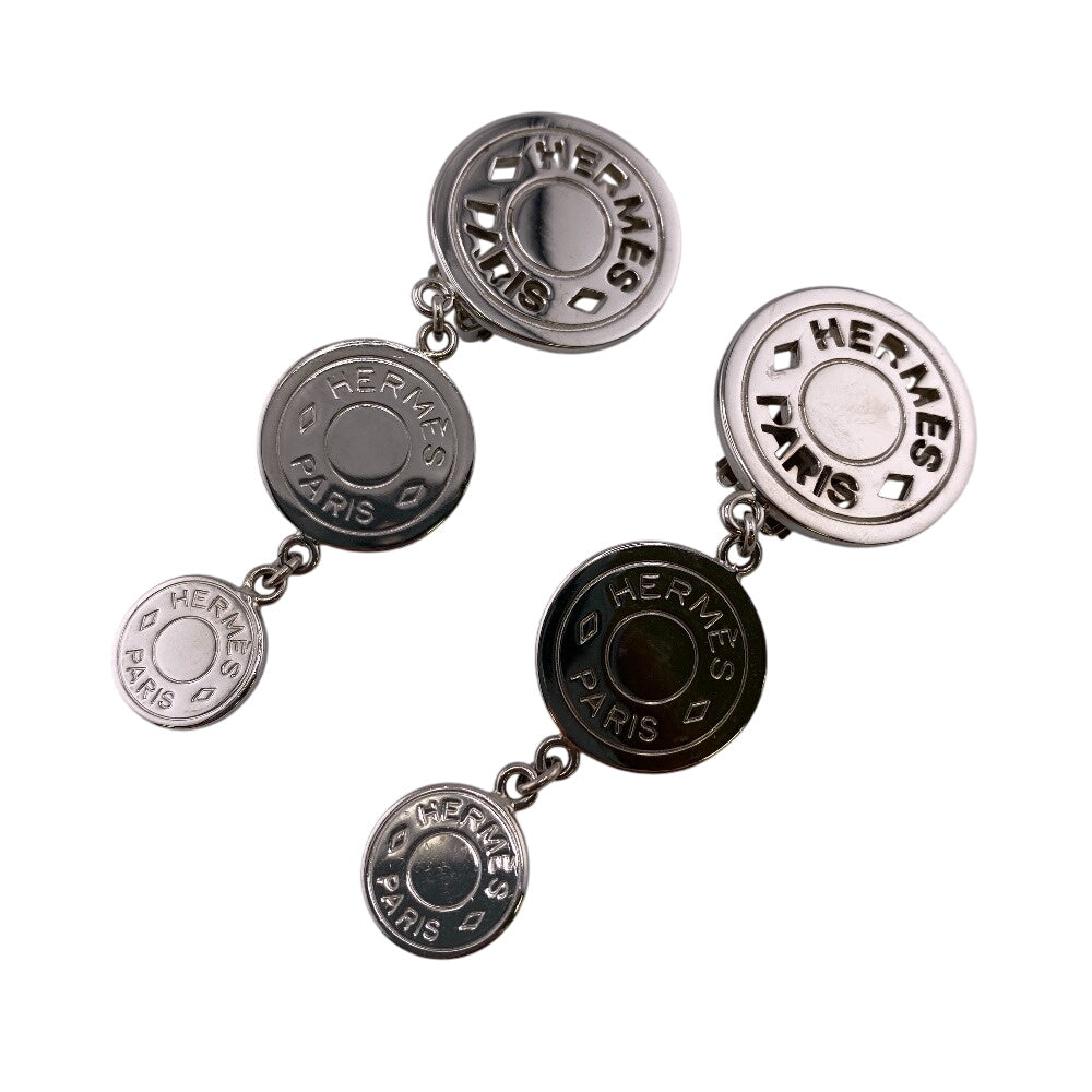 HERMES Earring Silver Silver Serie