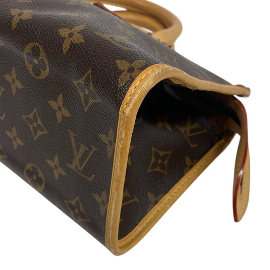 LOUIS VUITTON Handbag M40009 leather Brown Monogram Popan cool Women Used