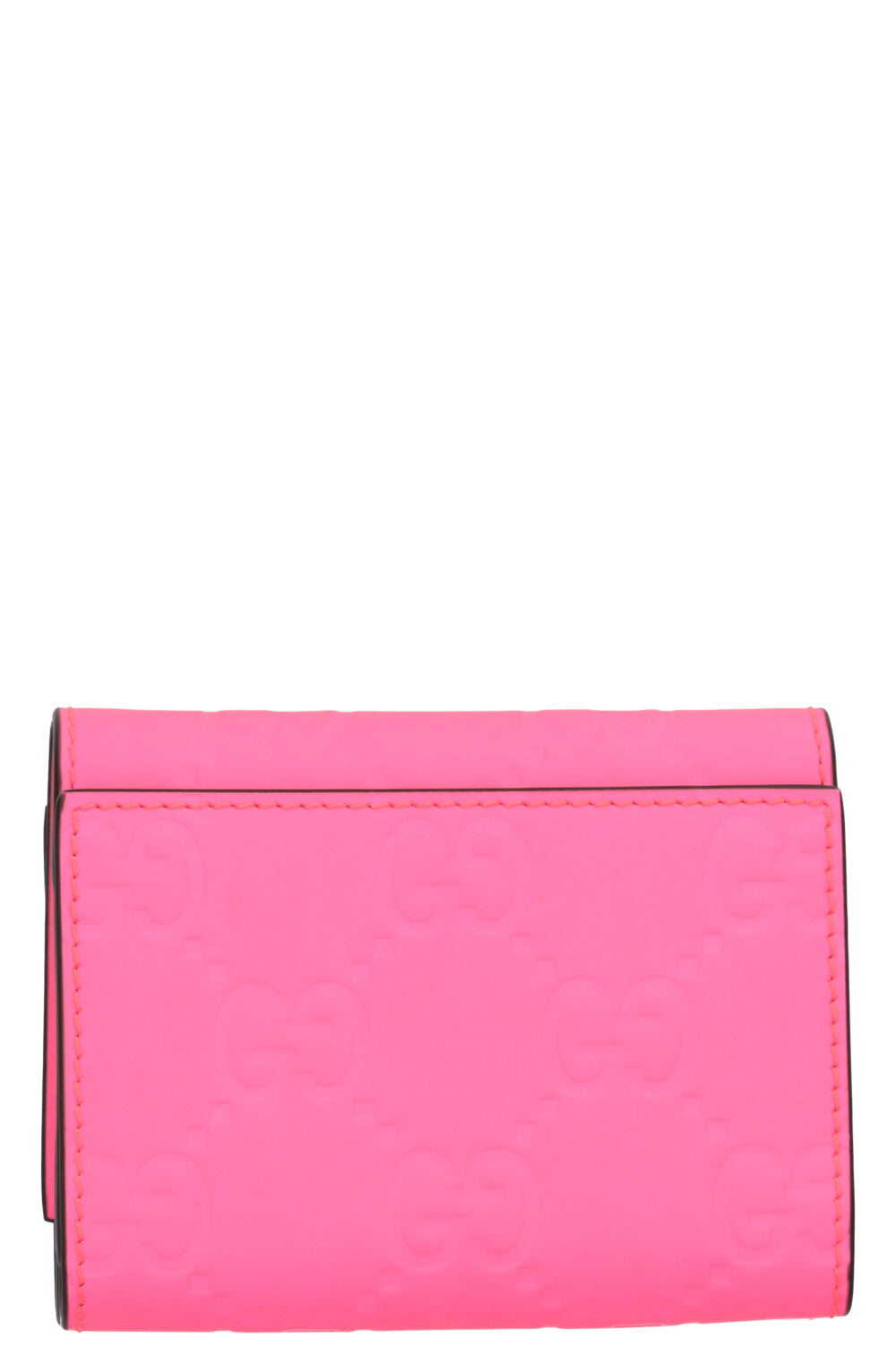 GUCCI Small Fold GG Wallet Neon Pink