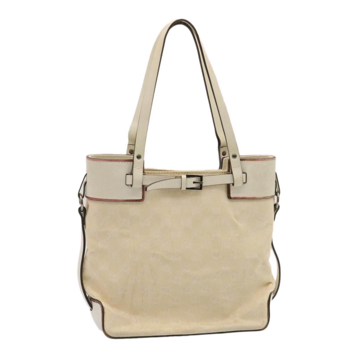 GUCCI GG Canvas Tote Bag Beige ac193