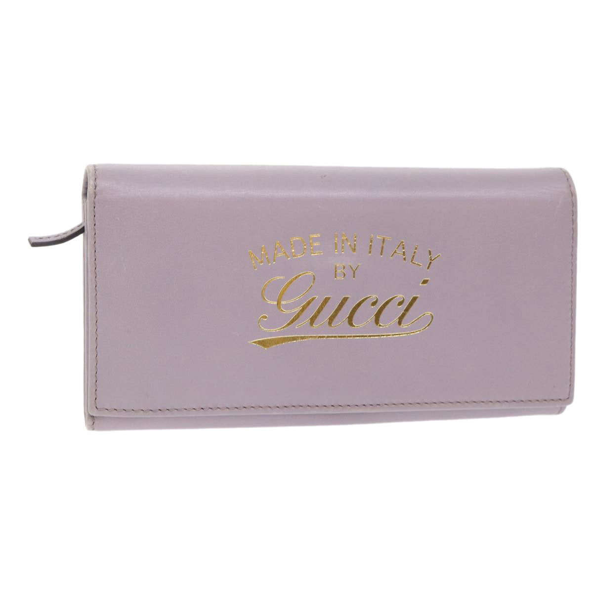 GUCCI Swing Wallet Leather Purple 310021 am4638