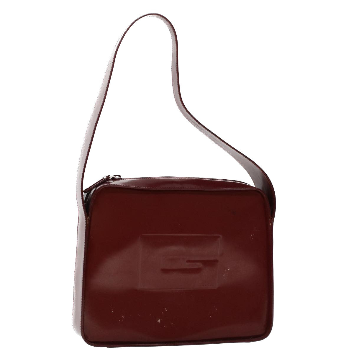 GUCCI Shoulder Bag Patent leather Red ar9699B