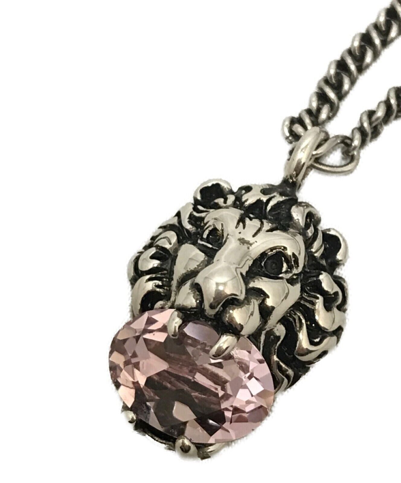 Gucci Necklace Chain Logo Lion Head