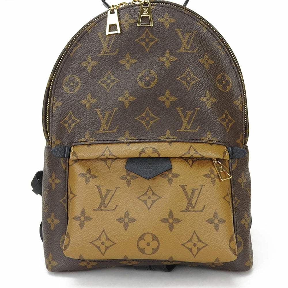 LOUIS VUITTON Backpack M44870 Monogram reverse Brown Palm Springs