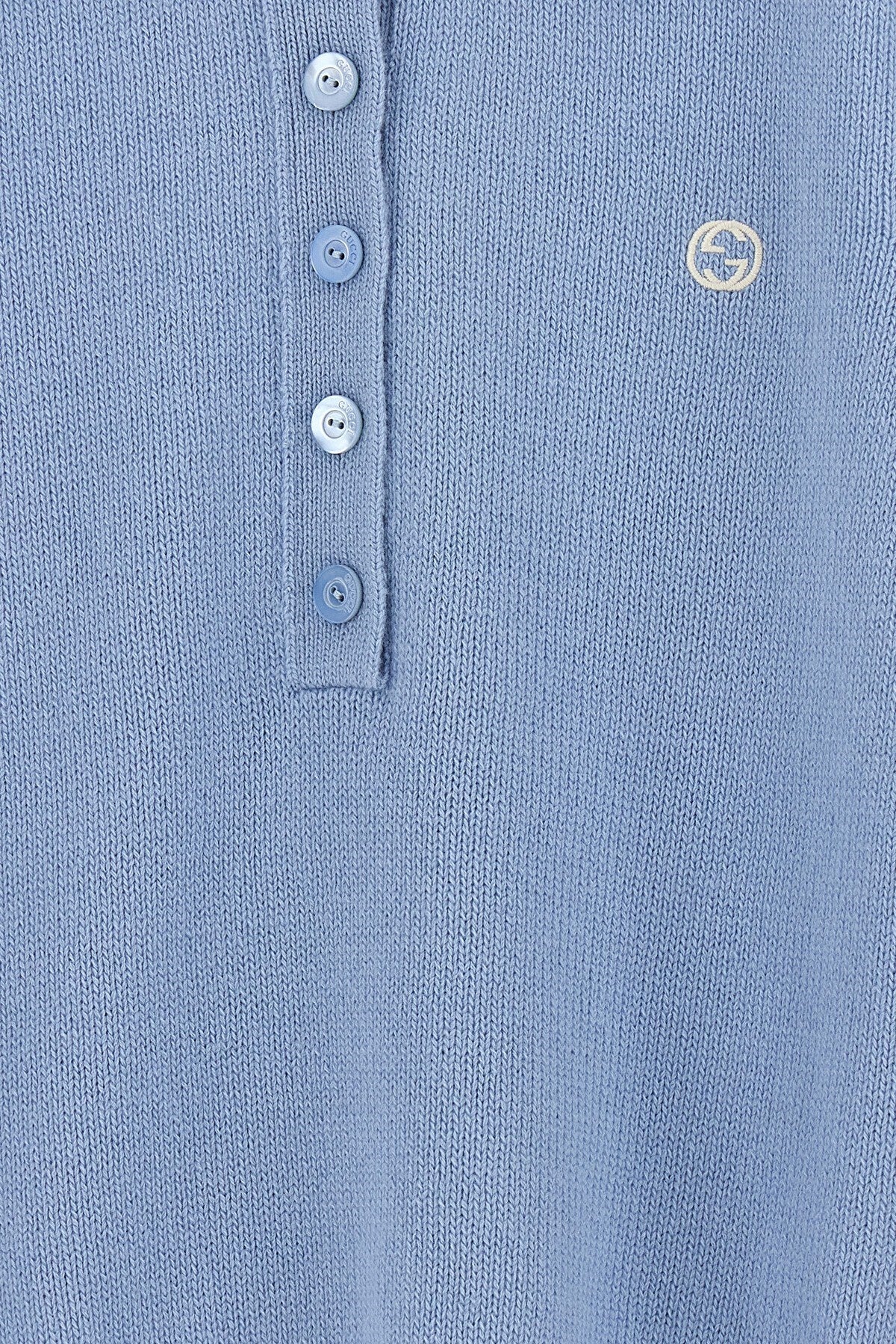 Gucci Women Logo Embroidery Polo Shirt