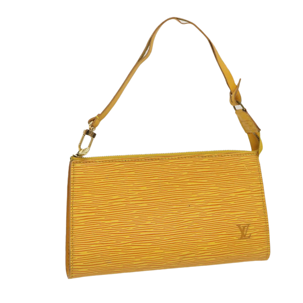 LOUIS VUITTON Epi Pochette Accessoires Pouch Yellow M52989 LV Auth am2512g