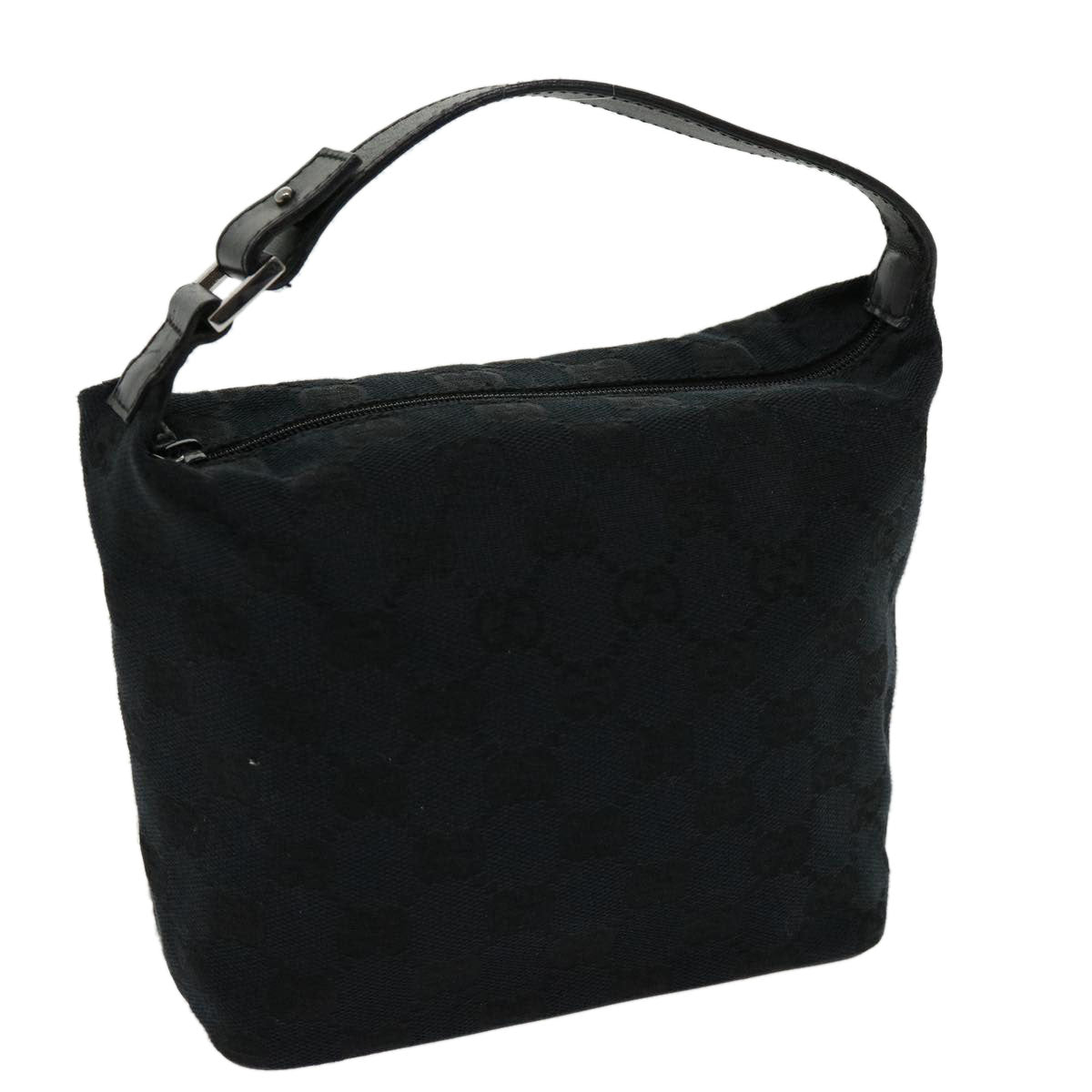 GUCCI GG Canvas Hand Bag Black am2610g