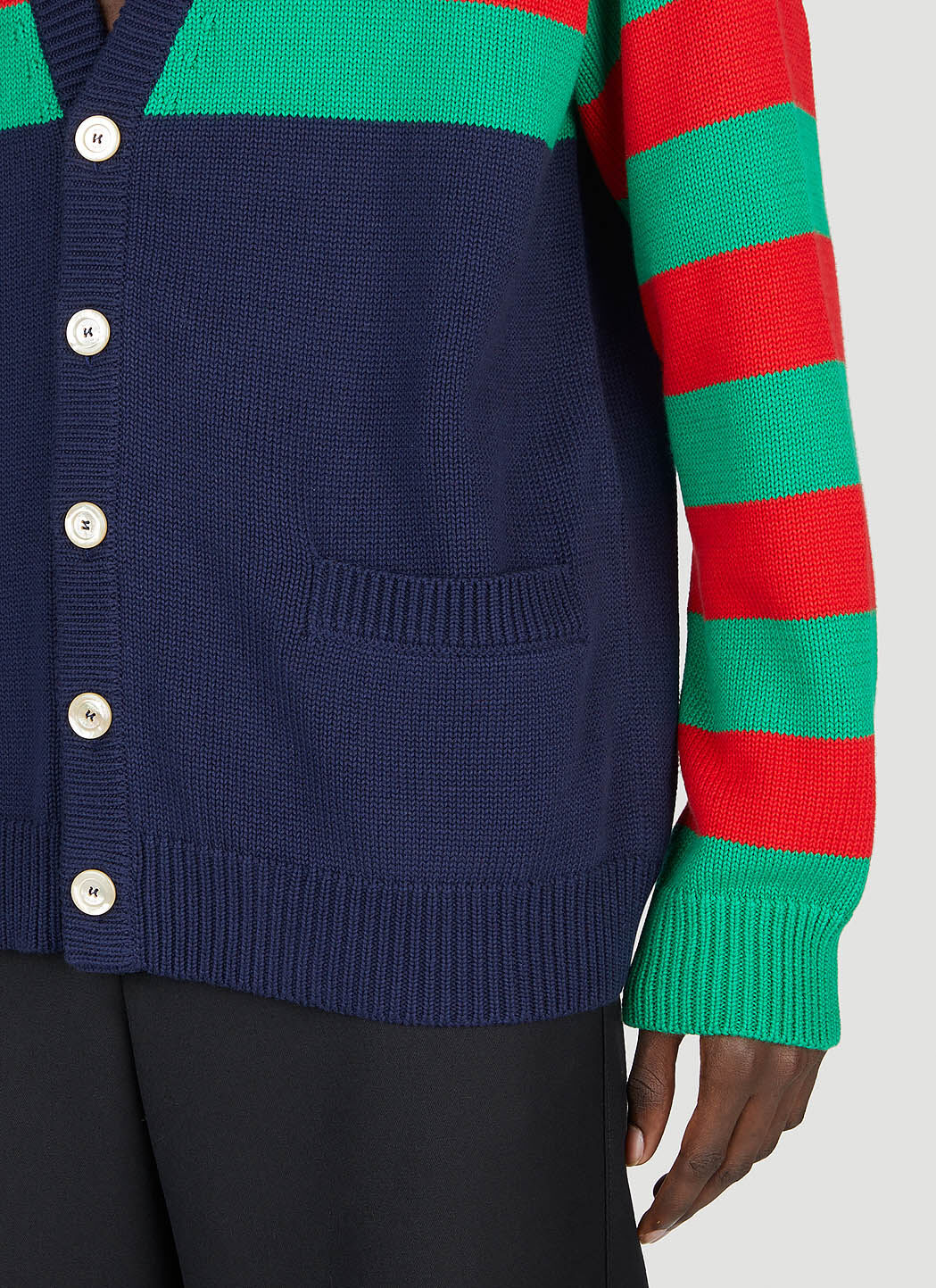 Gucci Men Stripe Cardigan