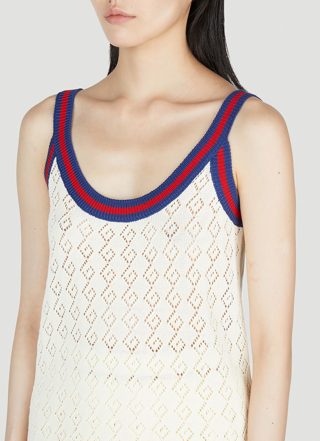 Gucci Women G Rhombus Knit Tank Top