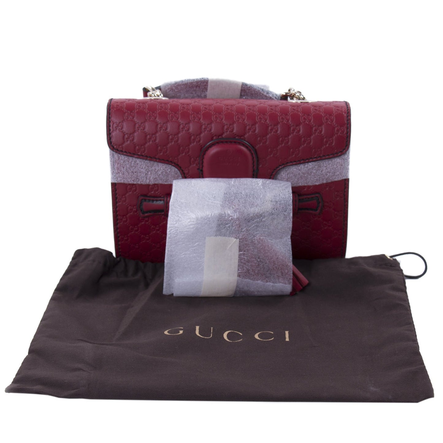 Gucci Guccissima Emily Small Chain Shoulder Bag