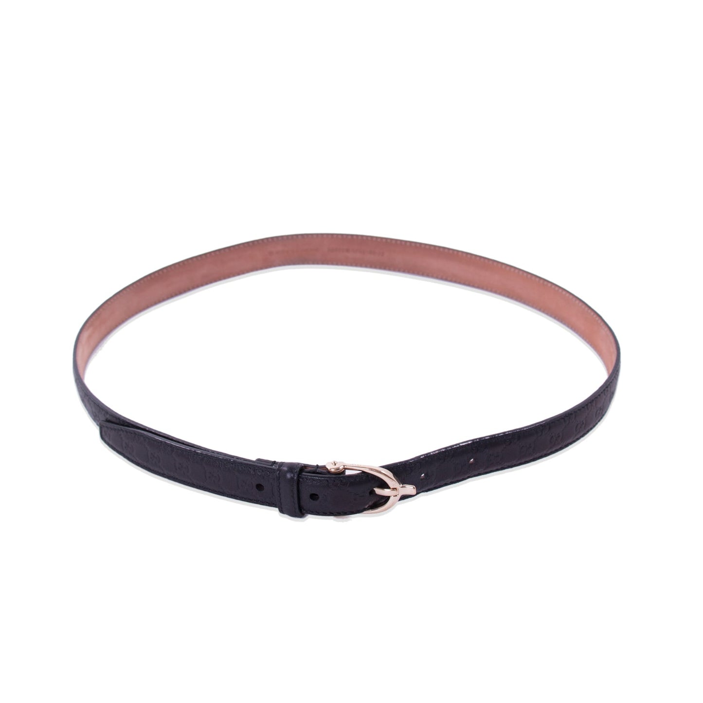 Gucci Guccissima Leather Waist Belt