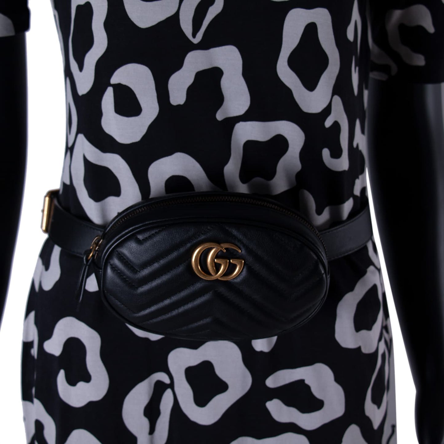 Gucci Marmont Matelassé Leather Belt Bag