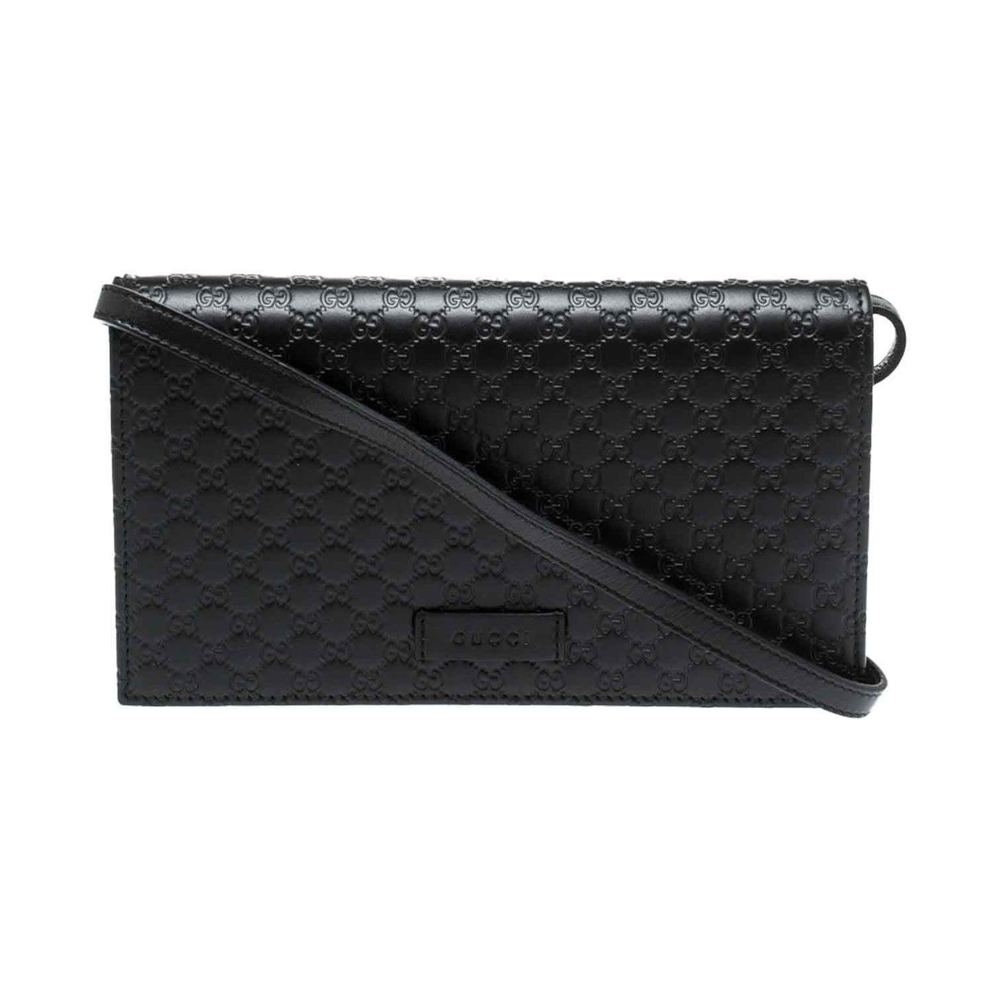 Gucci MicroGuccissima Wallet Bag in Black