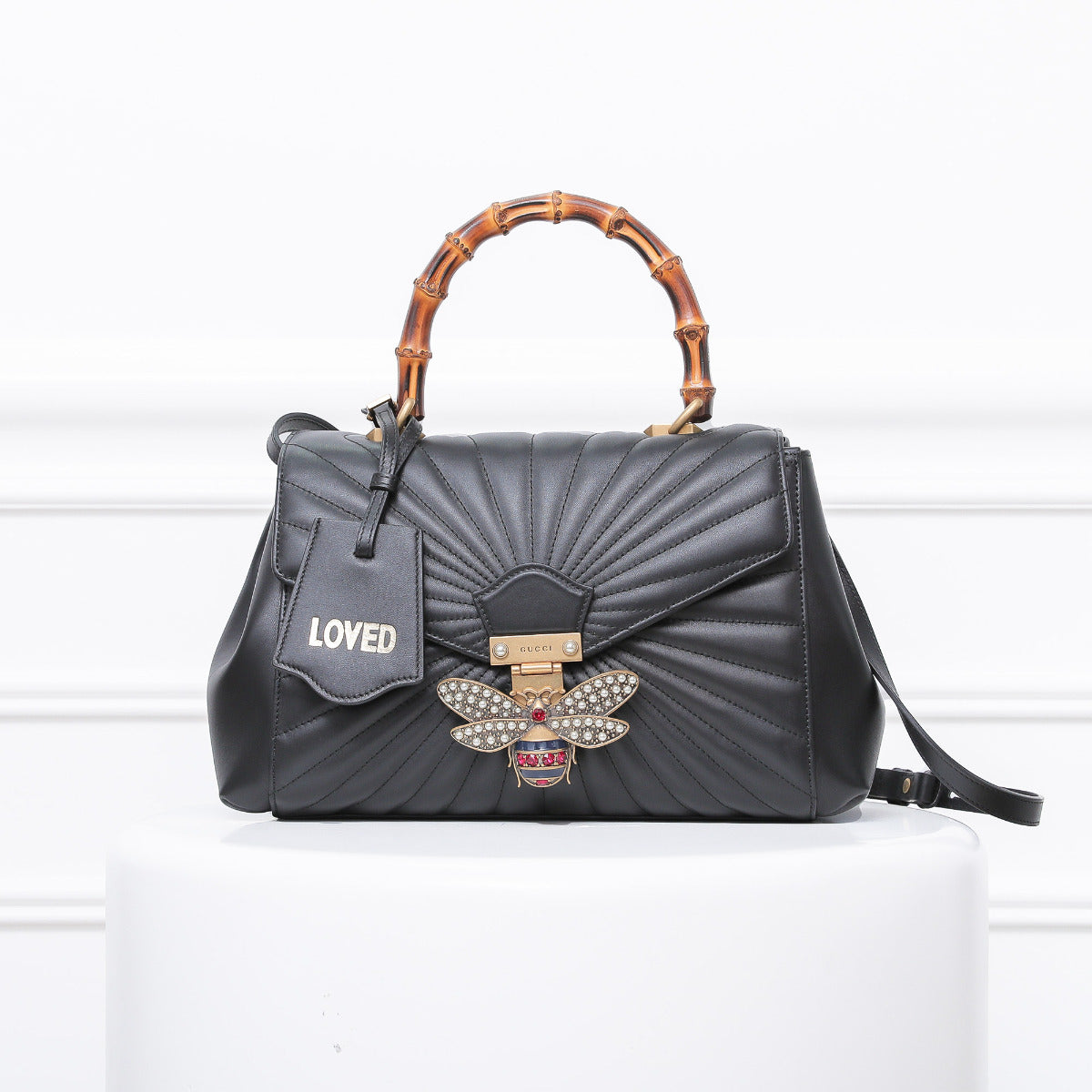 Gucci Black Queen Margaret Bamboo