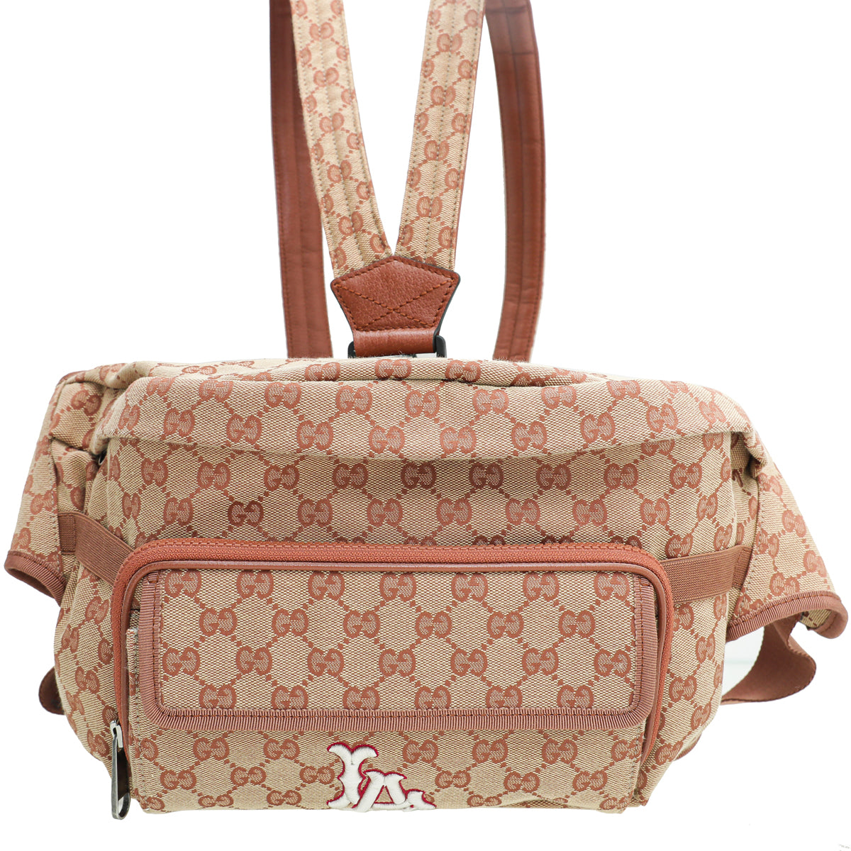 Gucci Beige Ruggine X MLB GG LA Dodgers Convertible Belt Bag