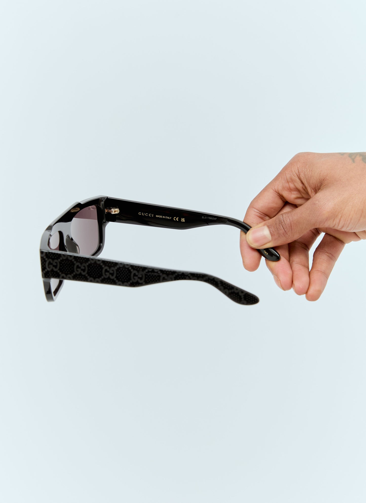 Gucci Men Square Frame Sunglasses