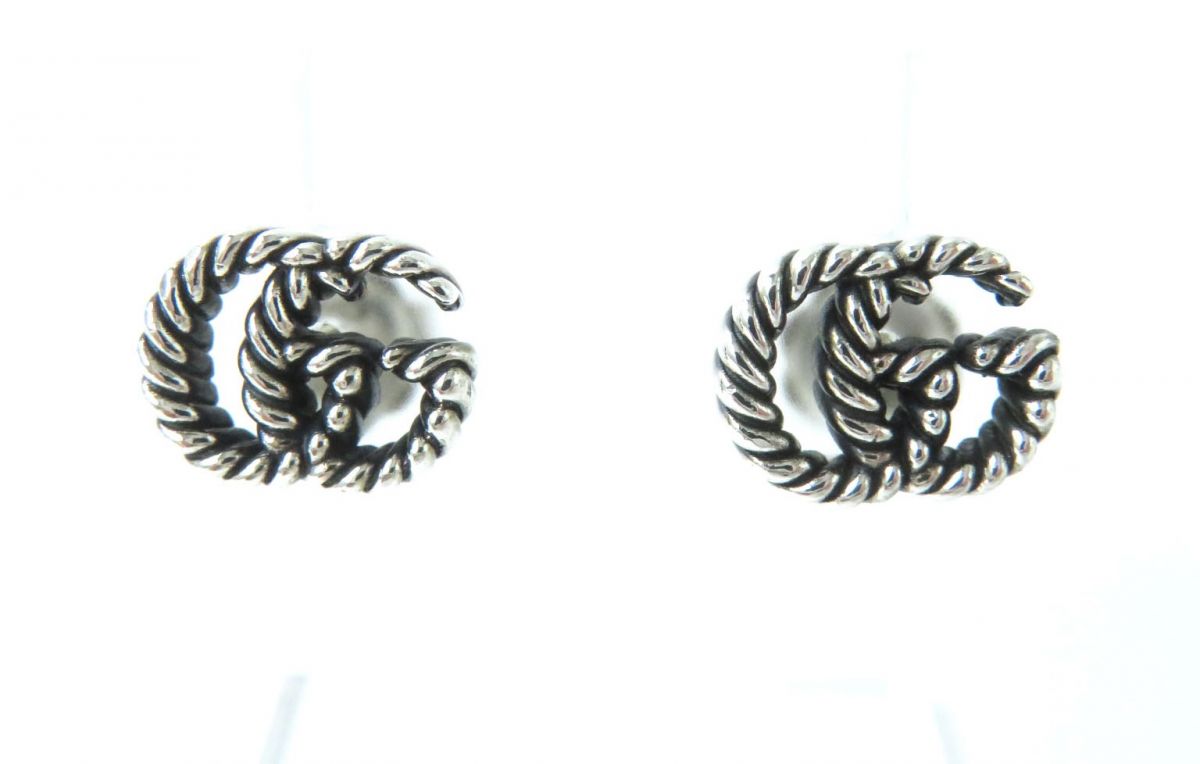 GUCCI Pierce Main�FAG925 Silver Women Used