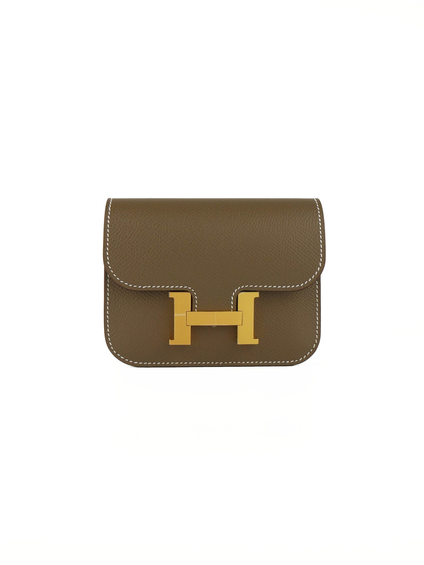Hermes Etoupe Constance Slim Wallet