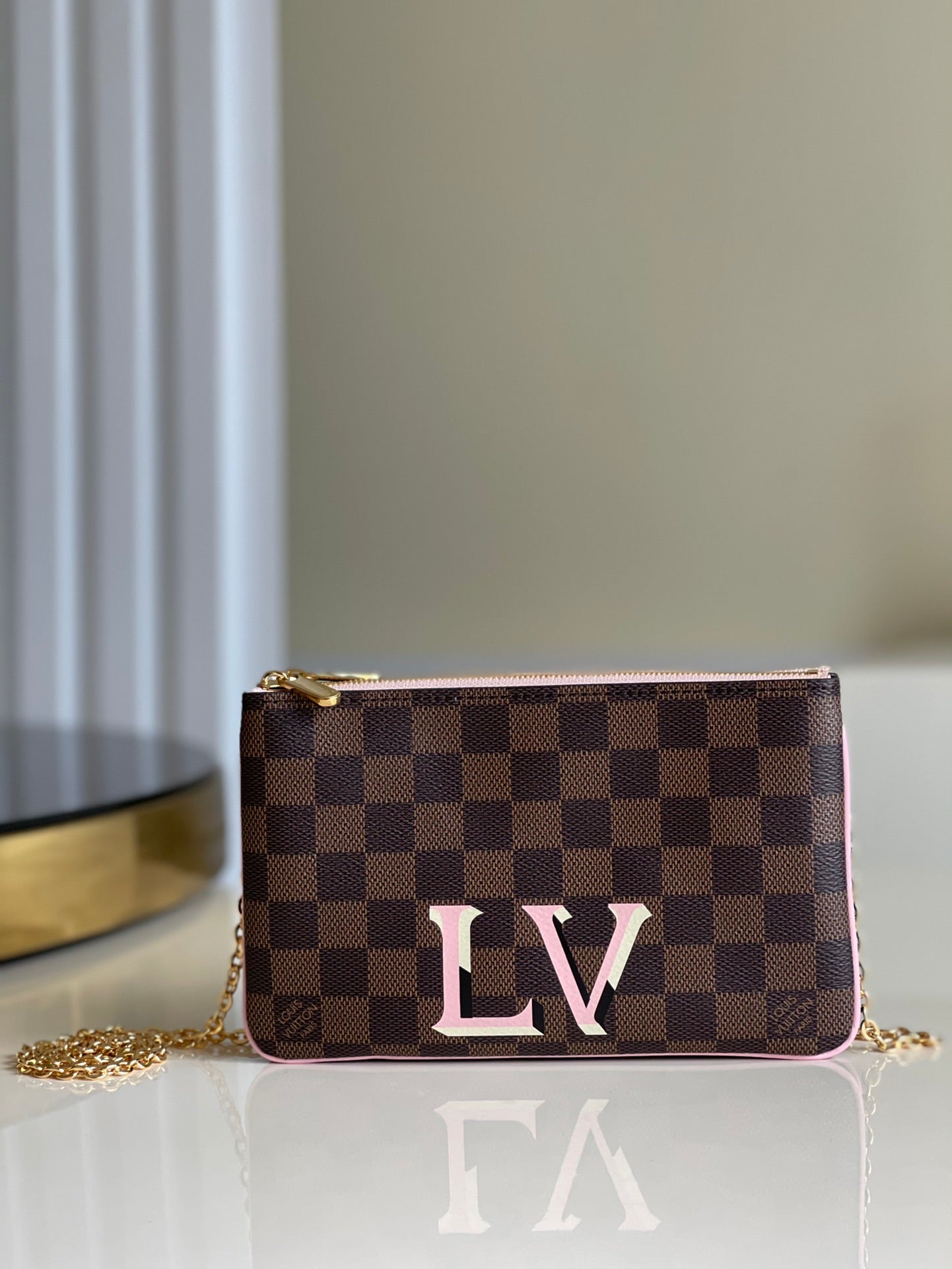 Louis Vuitton Double Zip Pochette Bag