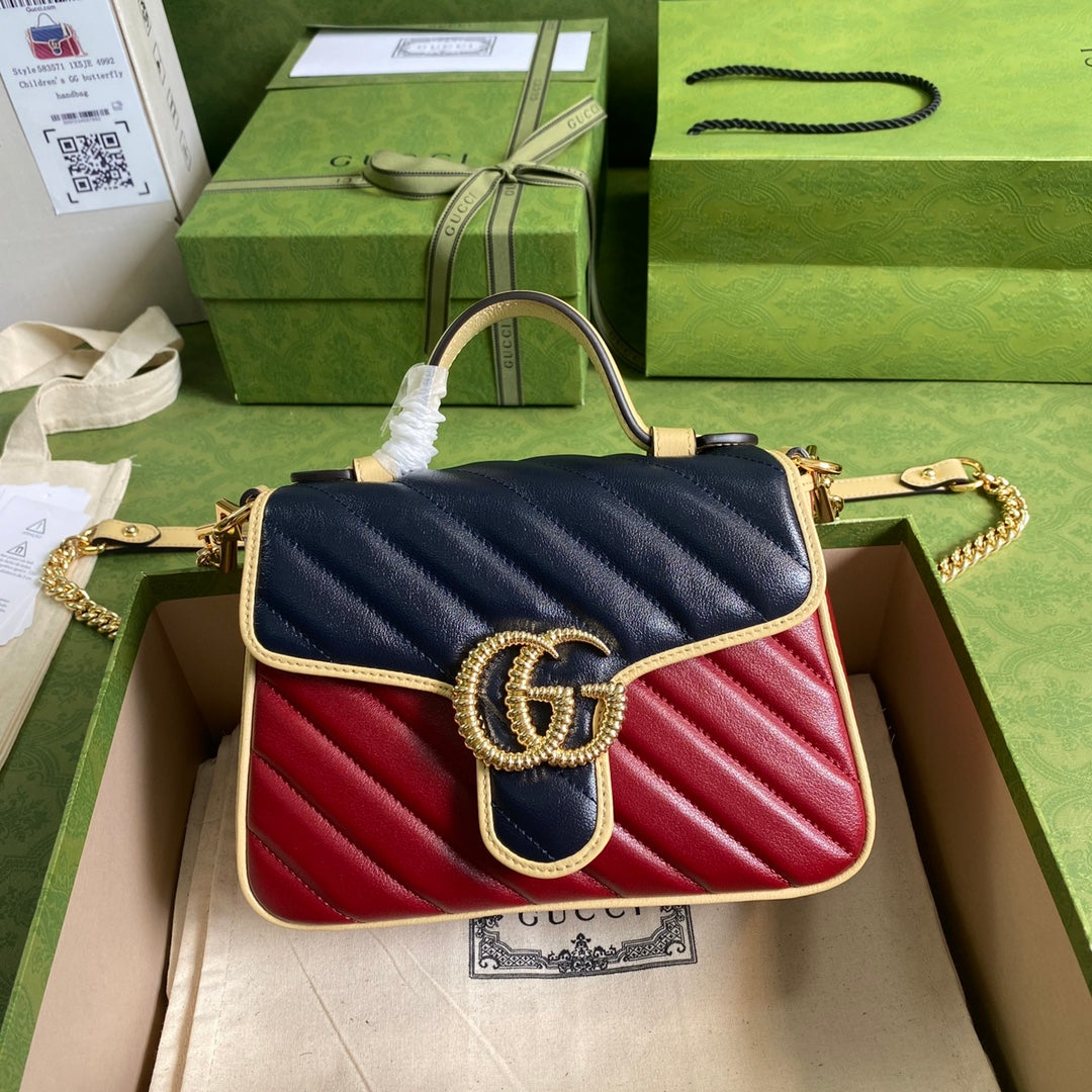 Gucci Marmont Mini Top Handle Bag
