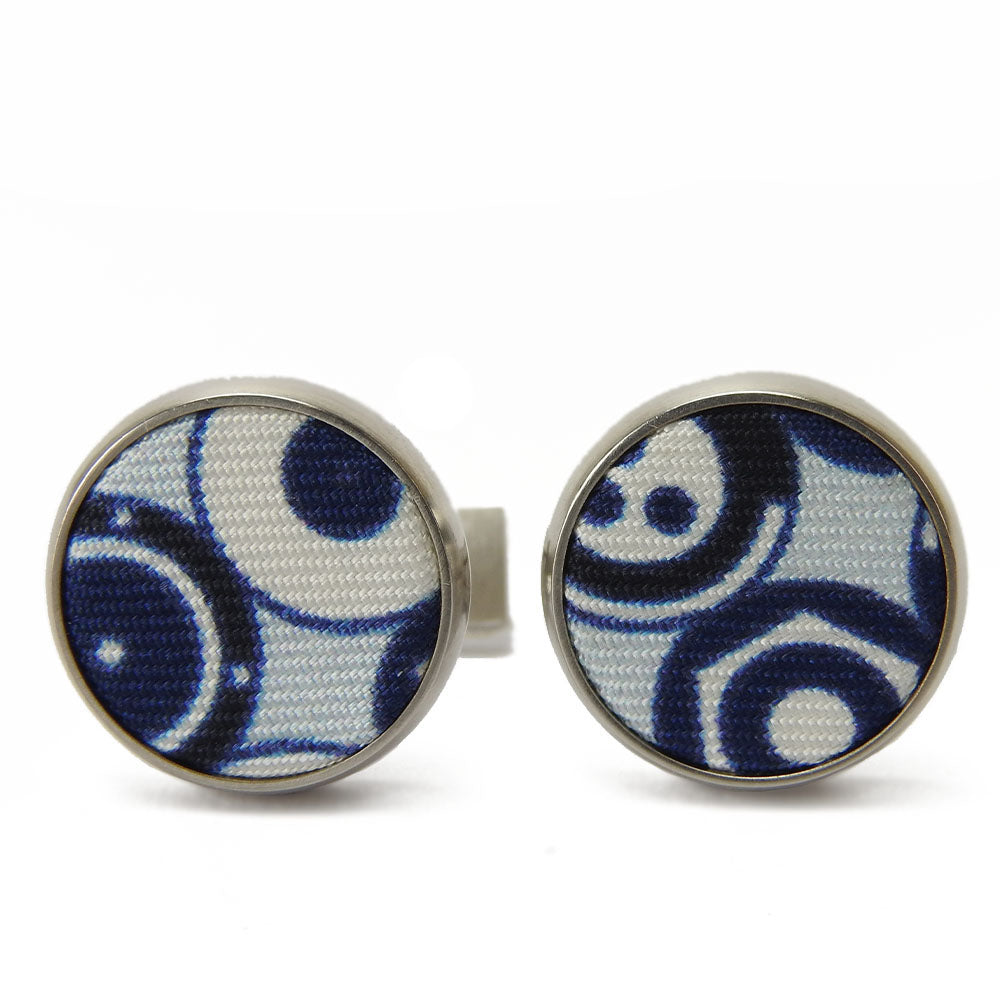HERMES cuffs Steel, Canvas Silver