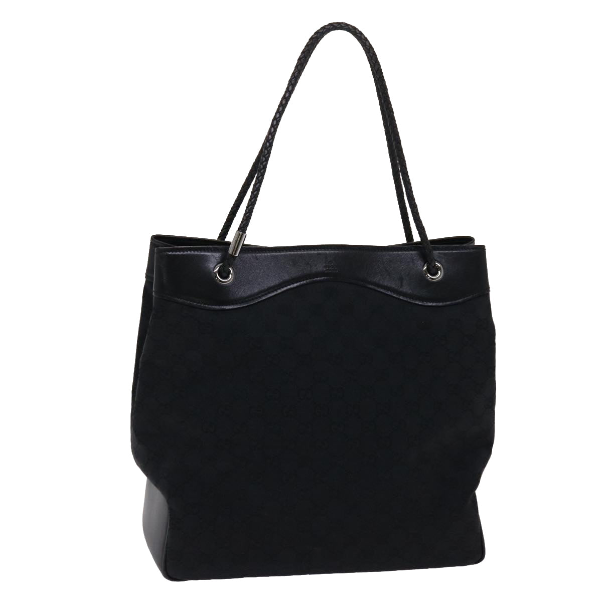 GUCCI GG Canvas Tote Bag Black 109141 ki3210