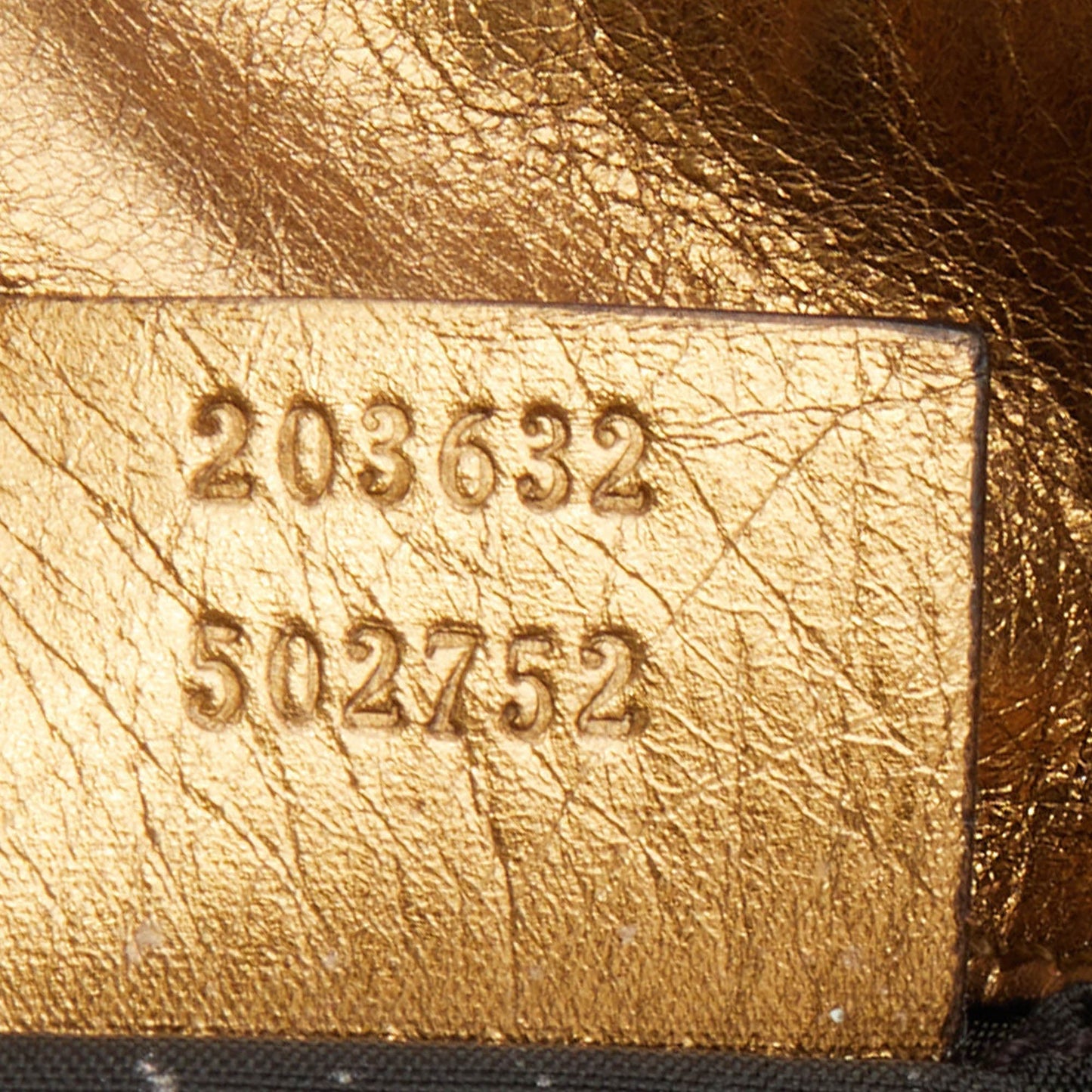 Gucci Gold Leather Hysteria Clutch