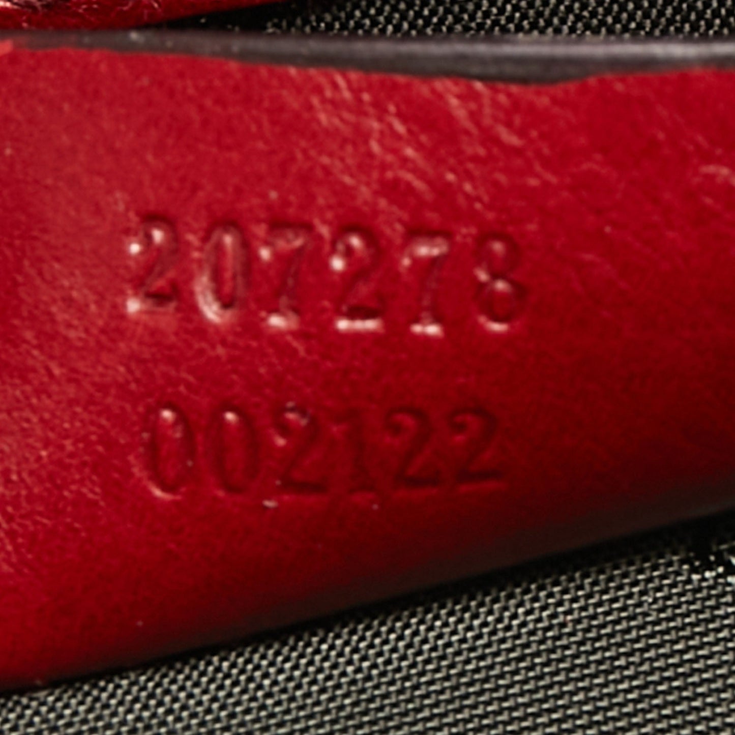 Gucci Red Leather Studded Babouska Hysteria Clutch
