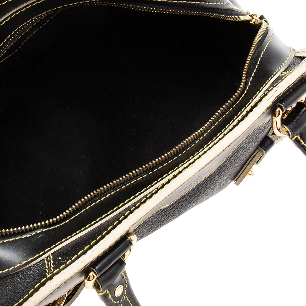 Louis Vuitton Black Suhali Leather Le Radieux Bag