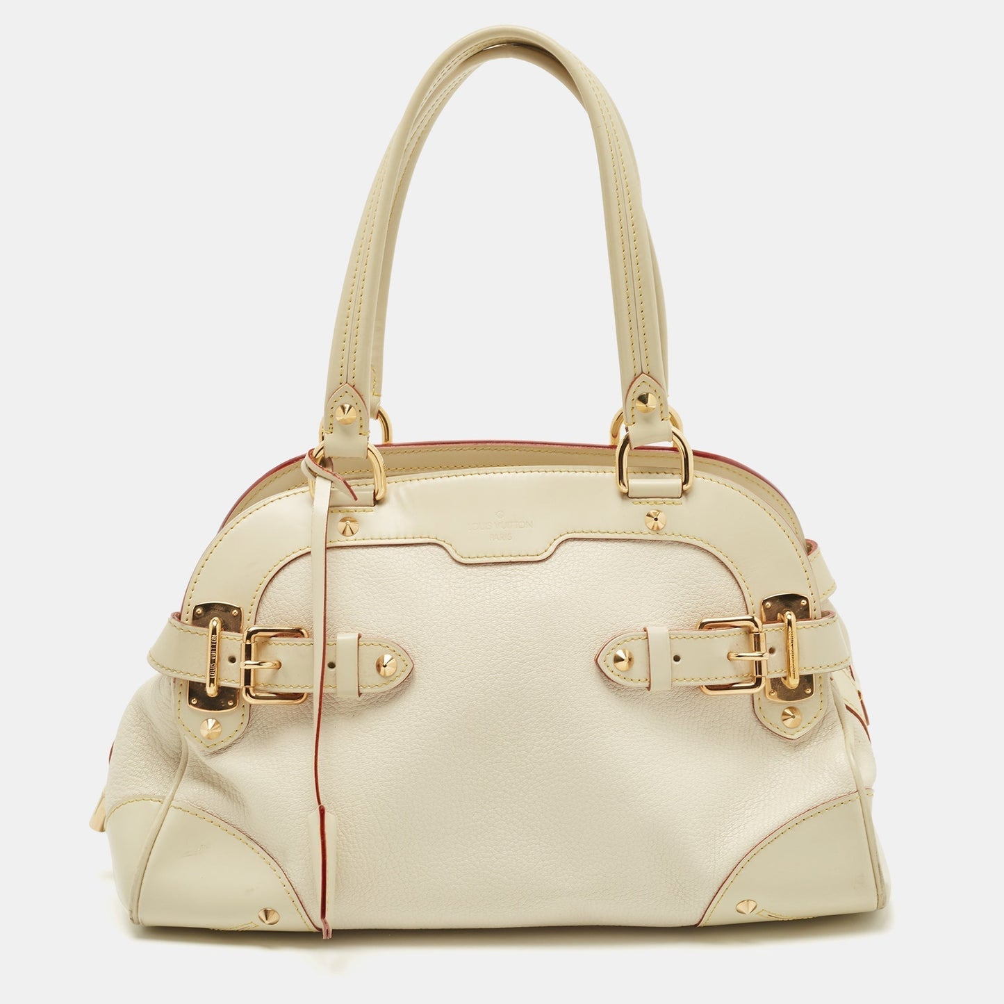 LOUIS VUITTON Cream/Off White Suhali Leather Le Radieux Bag
