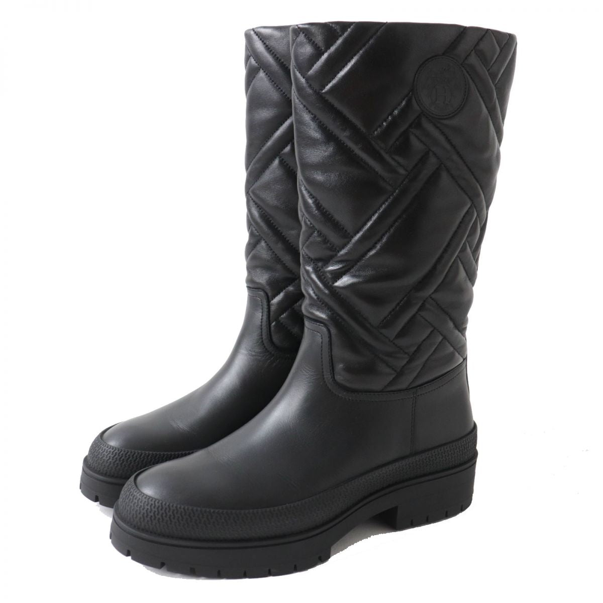 HERMES boots Main: Leather black Women 36 Used