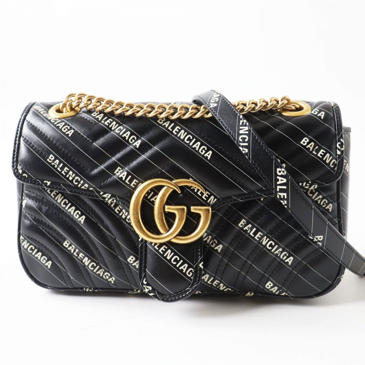 GUCCI Shoulder Bag Main: Leather black Women Used