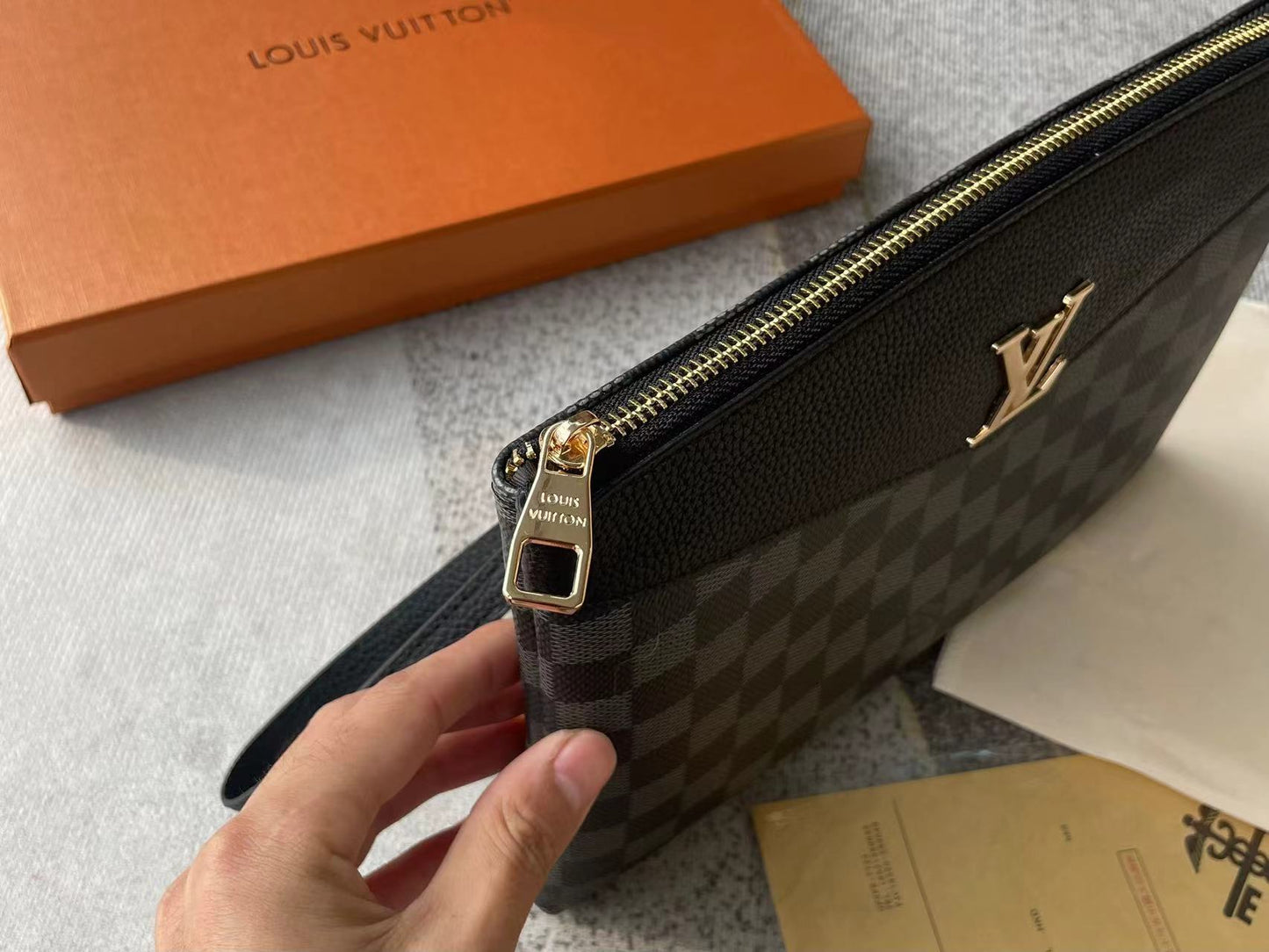 Louis vuitton handbag (wristlet bag)