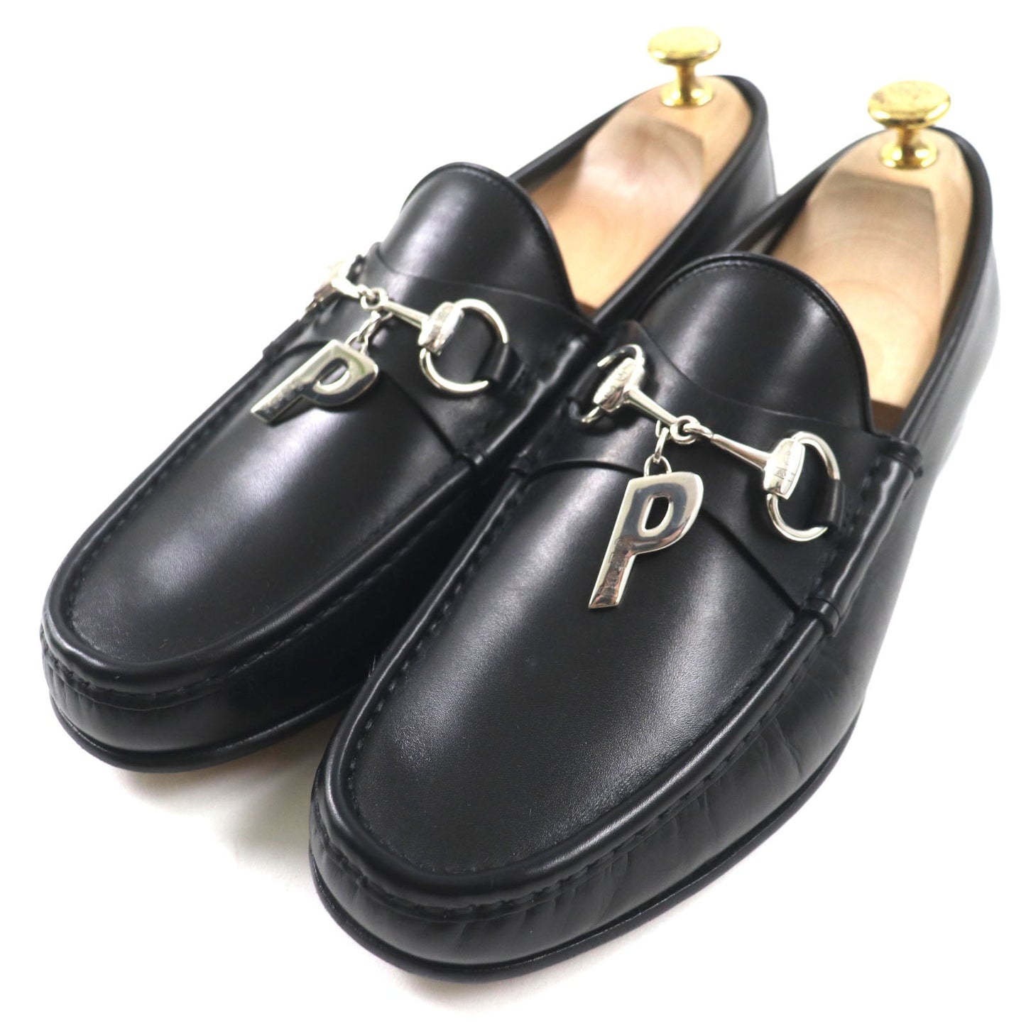 GUCCI loafers Main: Leather, Part: SV925 black mens 7 Used