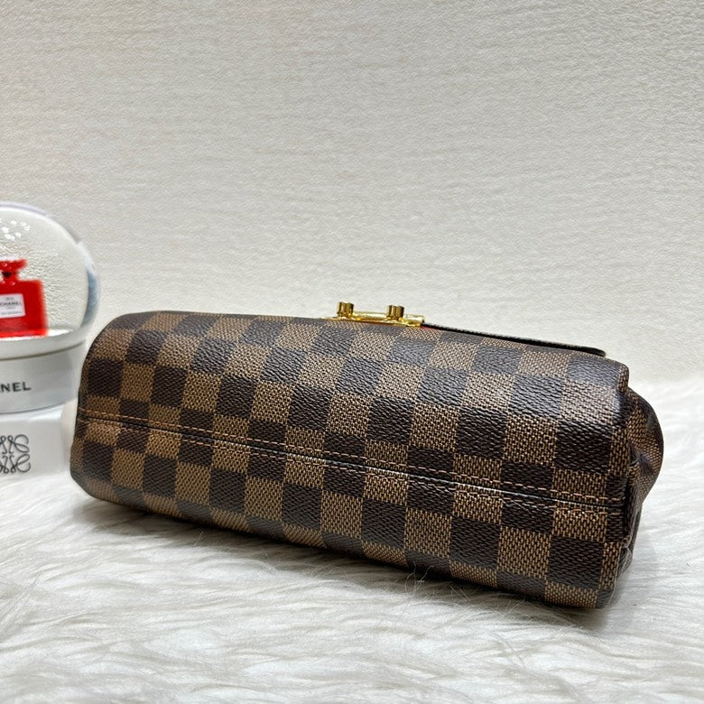 Louis Vuitton Damier Ebene Trevi PM Brown Satchel Handbag