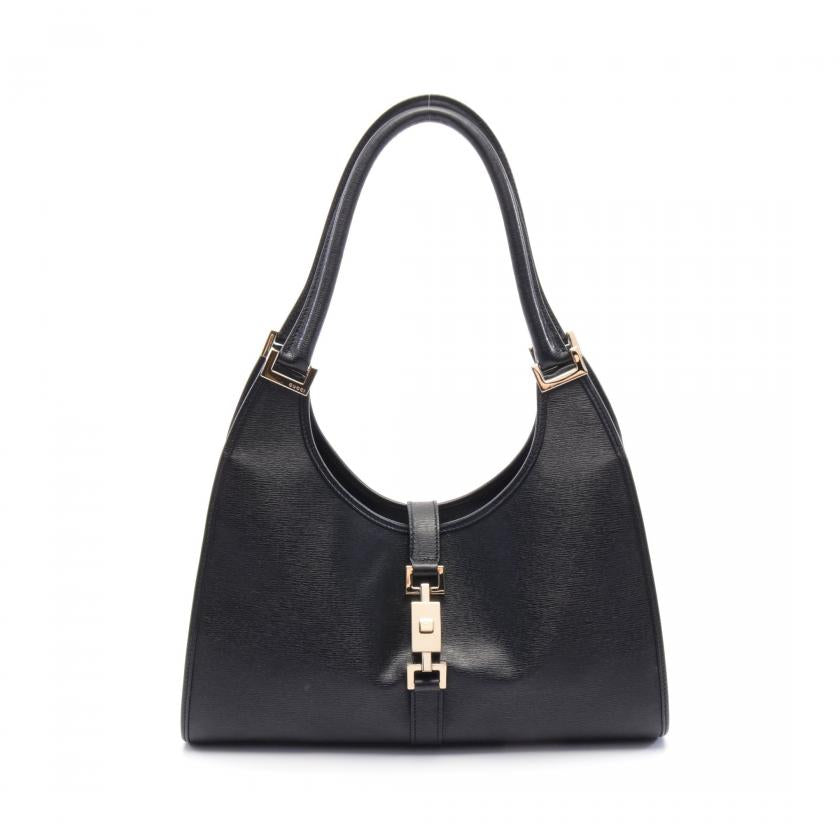 Gucci Jackie Handbag Leather Black