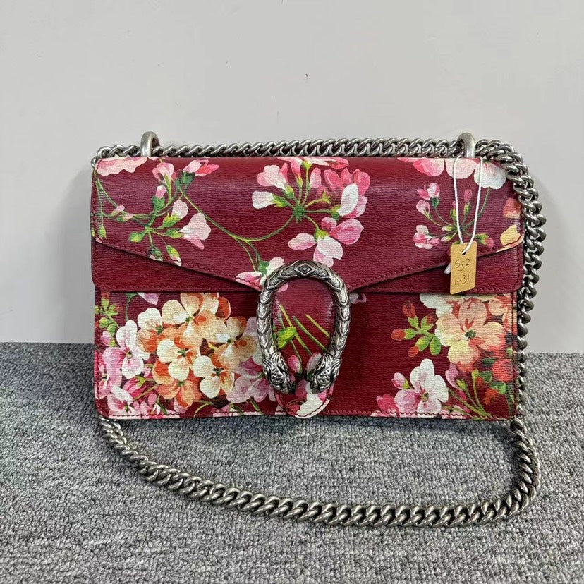 Gucci Dionysus Floral Red Shoulder Bag