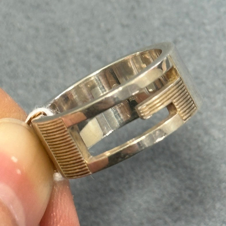Gucci Interlocking G Silver Ring