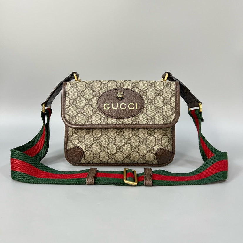 Gucci GG Supreme Beige Reversible Belt Bum Bag