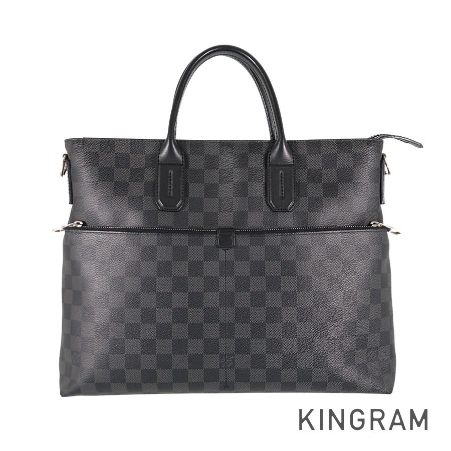 LOUIS VUITTON Damier Graphite 7DW Seven Days A Week N41564 Briefcase
