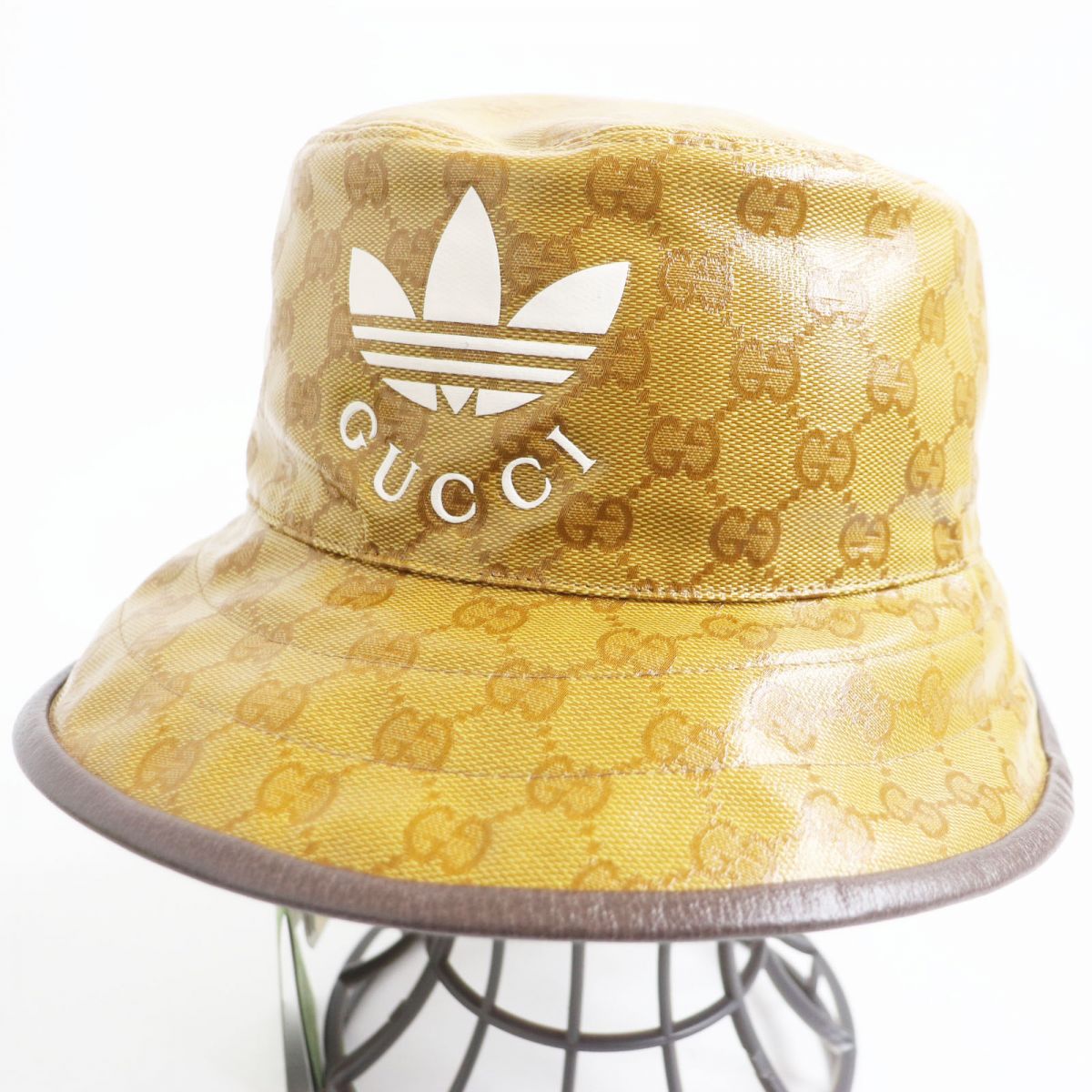 GUCCI hat polyamide (nylon) Beige type Gucci x Adidas collaboration S