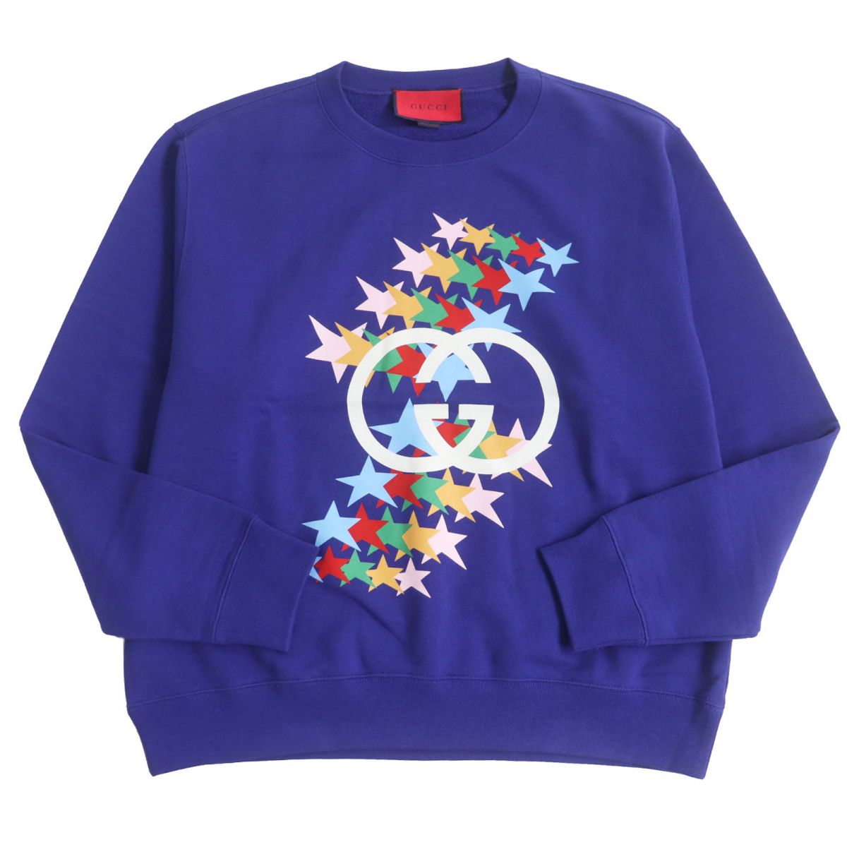 GUCCI sweat Main: 100% cotton blue mens XS Used