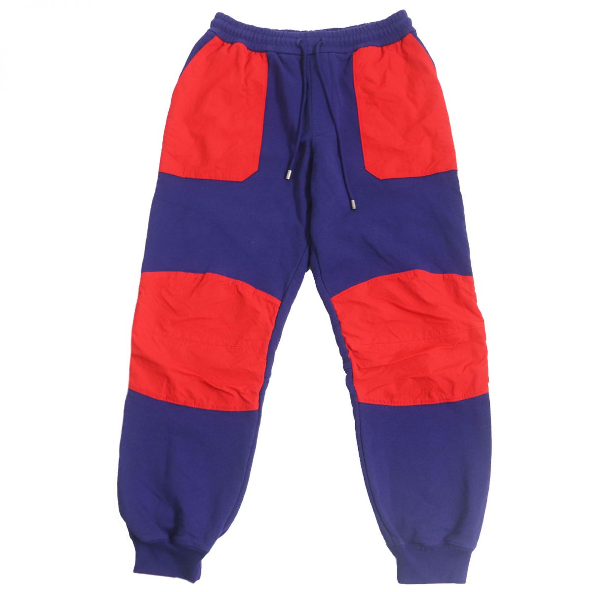 GUCCI Pants Main: 100% cotton, Part: 100% nylon Navy x red mens XS Used
