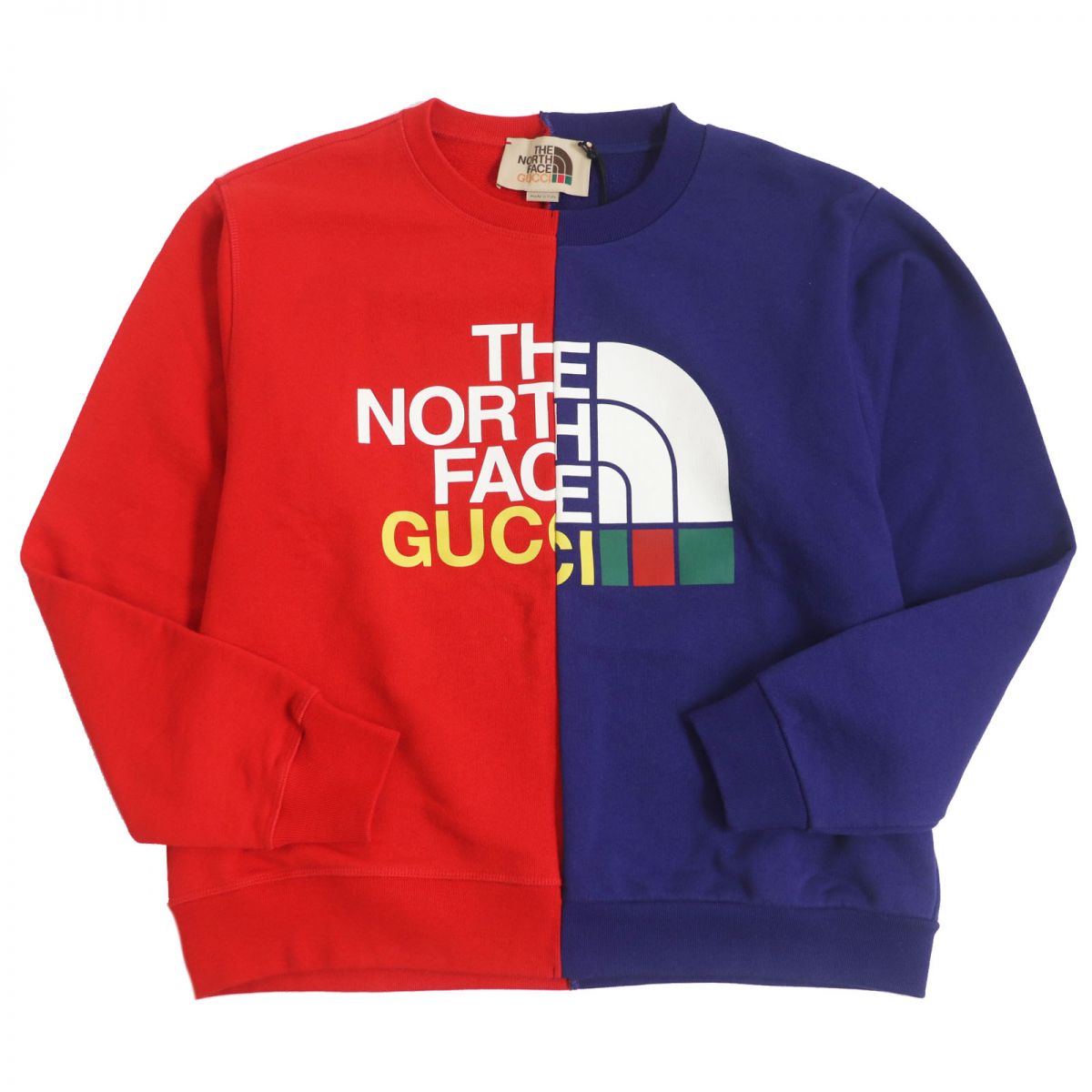 GUCCI sweat 671500 cotton Red blue XS (170/88A)
