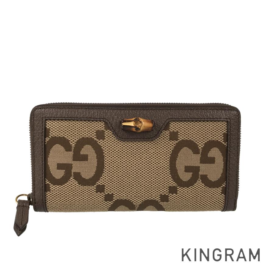 GUCCI Jumbo GG 658634 Long wallet Round zipper