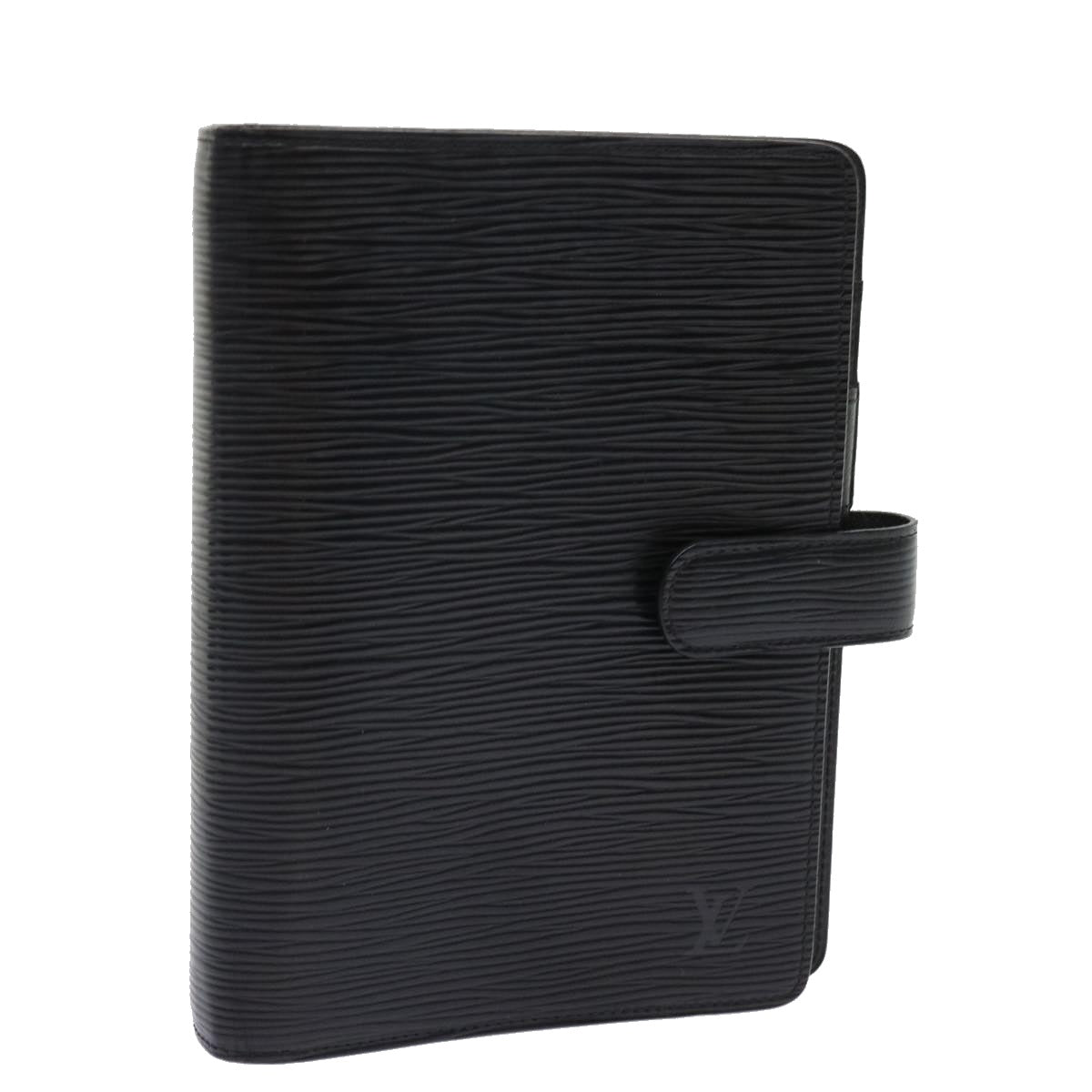 LOUIS VUITTON Epi Agenda MM Day Planner Cover Black R20042 LV th3786