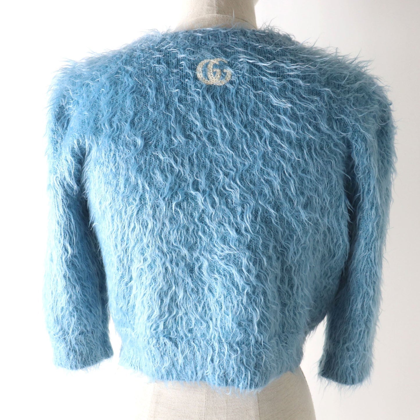 GUCCI knit 695655 Nylon blue XS