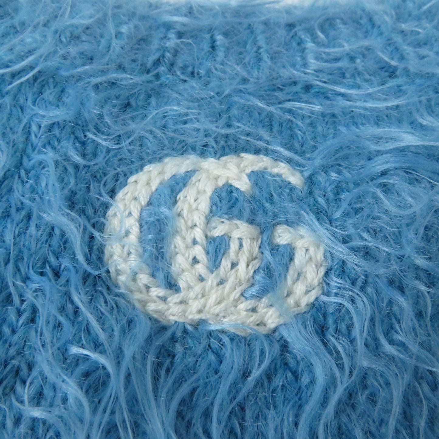 GUCCI knit 695655 Nylon blue XS