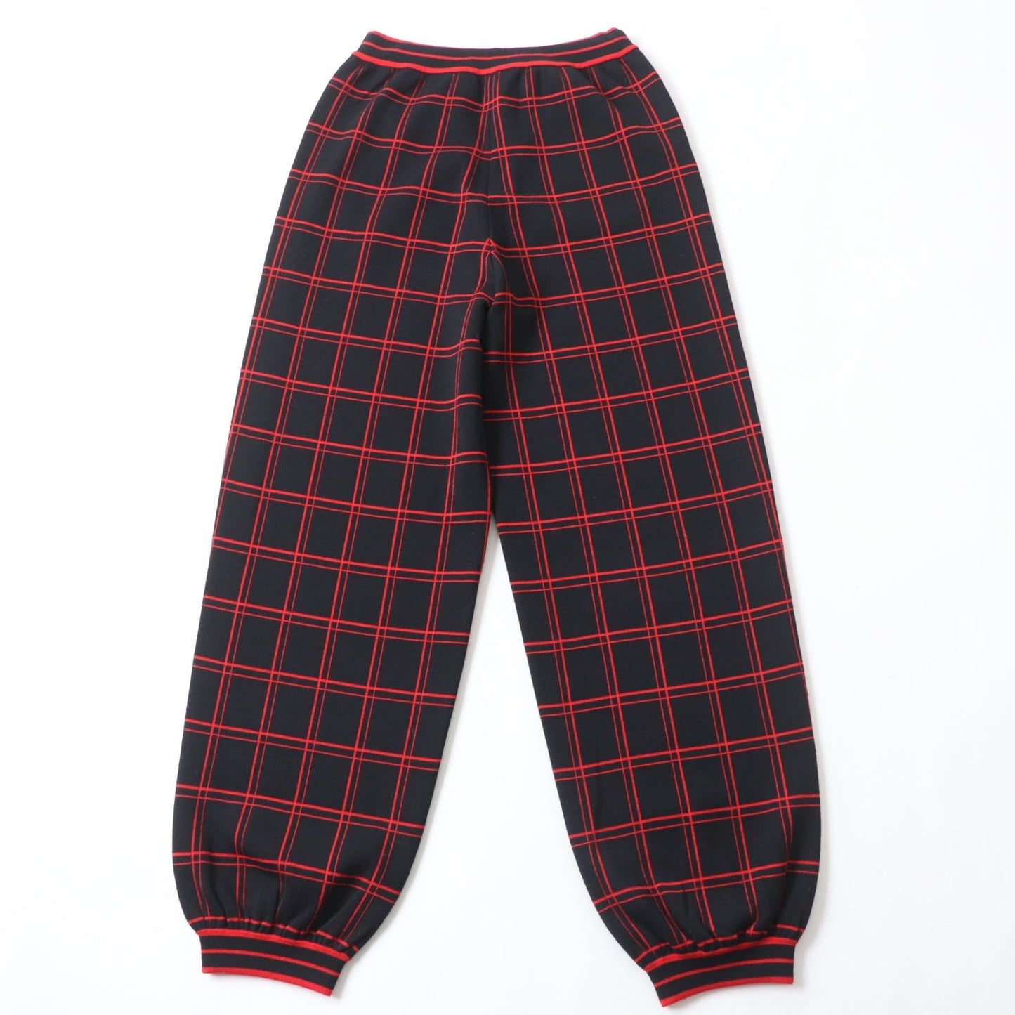 GUCCI Pants 579806 wool Black x red M