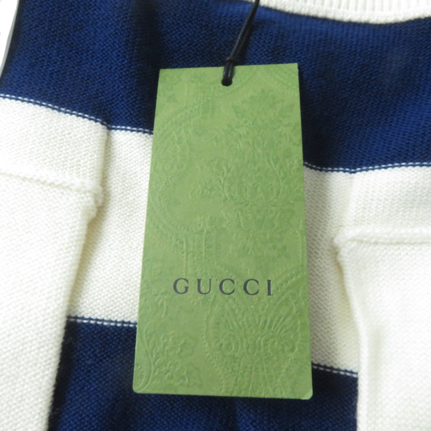 GUCCI skirt 691664 wool Ivoryx navy XS